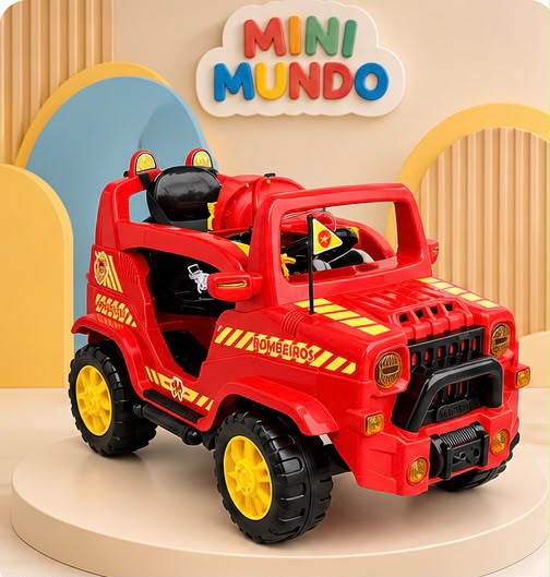 Carrinho de Bombeiro Infantil